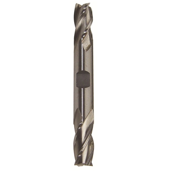 Drill America 9/16" HSS 4 Flute Double End End Mill, End Mill Cutting Type: Non Center Cutting DWCF220